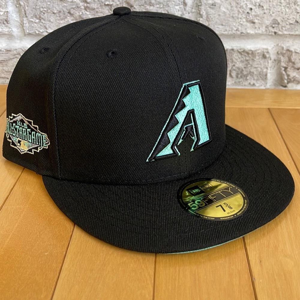NEW ERA 59FIFTY ARIZONA DIAMONDBACKS FITTED HAT SIZE 7 5/8 MINT UV 2011 PATCH